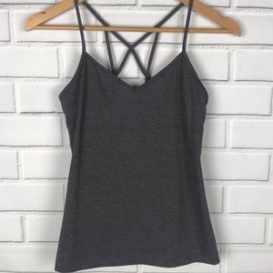 ALO Strappy Steel Grey Tank-NWOT